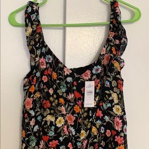 Floral jumpsuit - with pockets